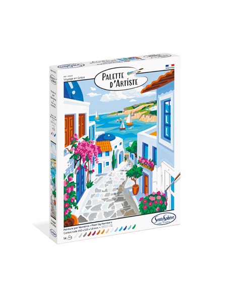 PALETTE D'ARTISTE - VOYAGE EN GRECE - Sentosphère