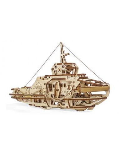 Tugboat mechanical model kit