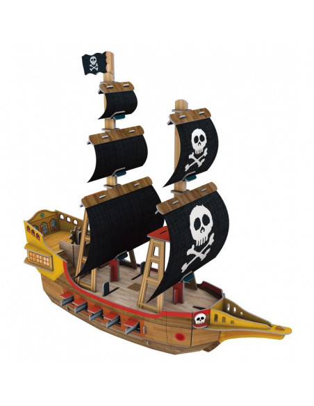 3D models le bateau pirates