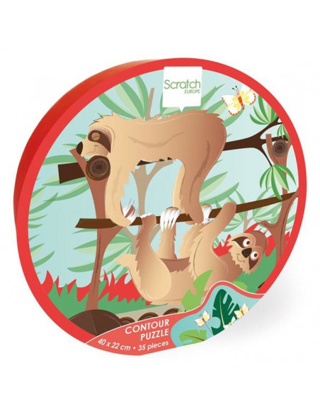 Contour puzzle paresseux