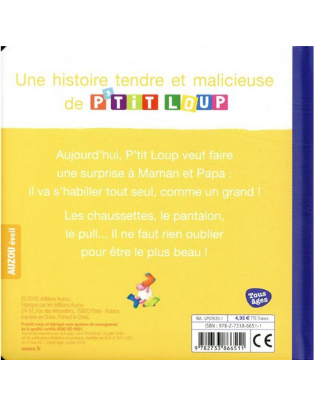 P'tit loup s'habille tout seul