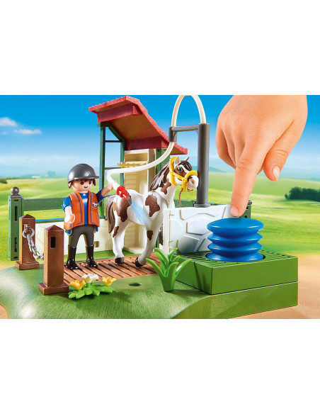 Box de lavage pour chevaux 6929 playmobil