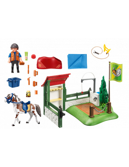 Box de lavage pour chevaux 6929 playmobil