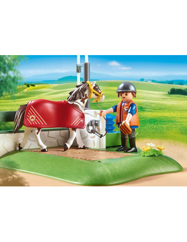 Box de lavage pour chevaux 6929 playmobil