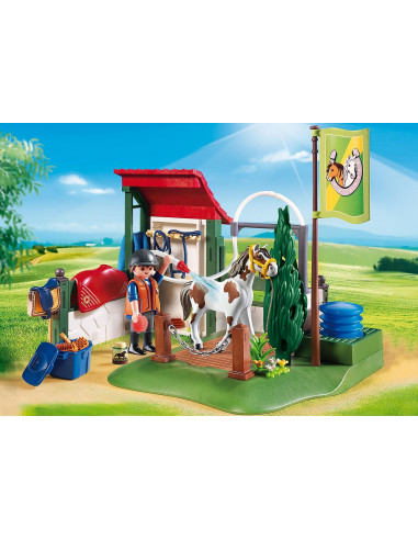 Box de lavage pour chevaux 6929 playmobil