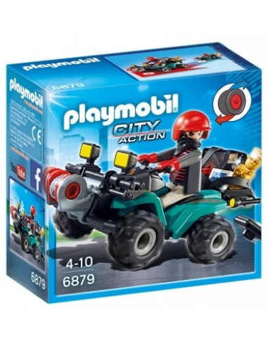 Playmobil City Voleur Quad
