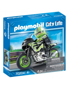 Pilote et moto
