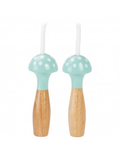 Corde à sauter mint bicolore à pois