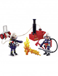 Pompier + matériel d'incendie 2