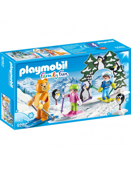 Moniteur ski et enfant