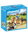 Entraineur et chiens