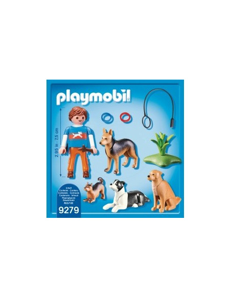 Entraineur et chiens