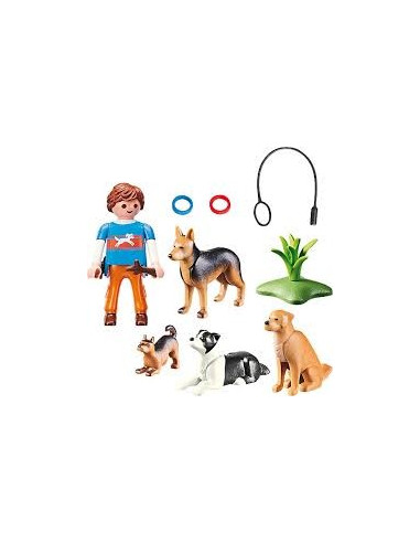 Entraineur et chiens