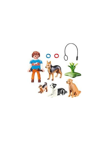 Entraineur et chiens
