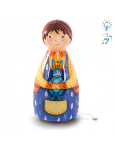 Les lampes musicales le garcon lapin