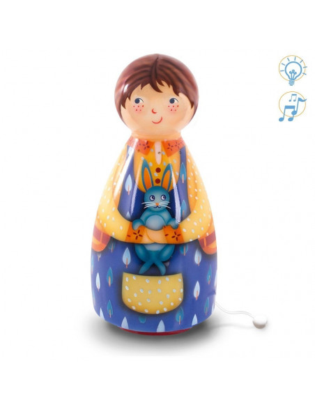 Les lampes musicales le garcon lapin