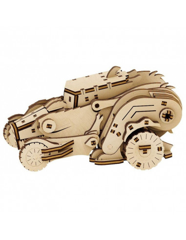Dinocar - maquette 3D mobile en bois