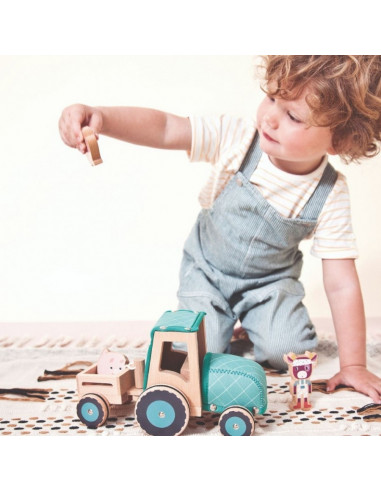 Tracteur en bois